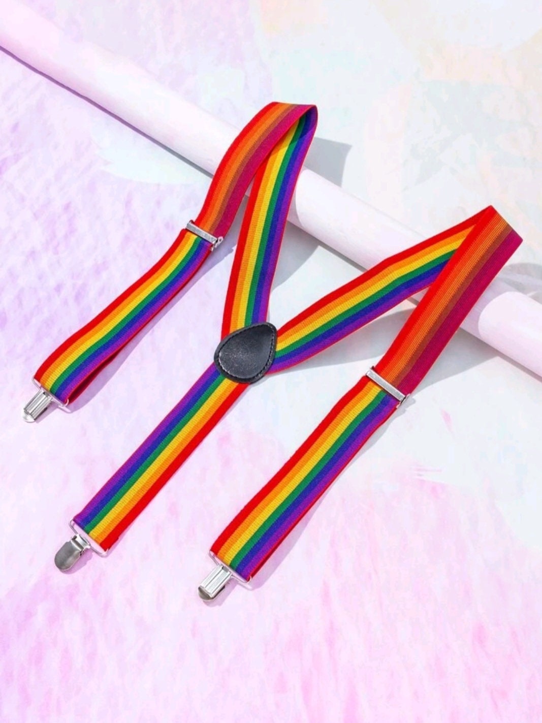 Gay Pride Suspenders Brand new
