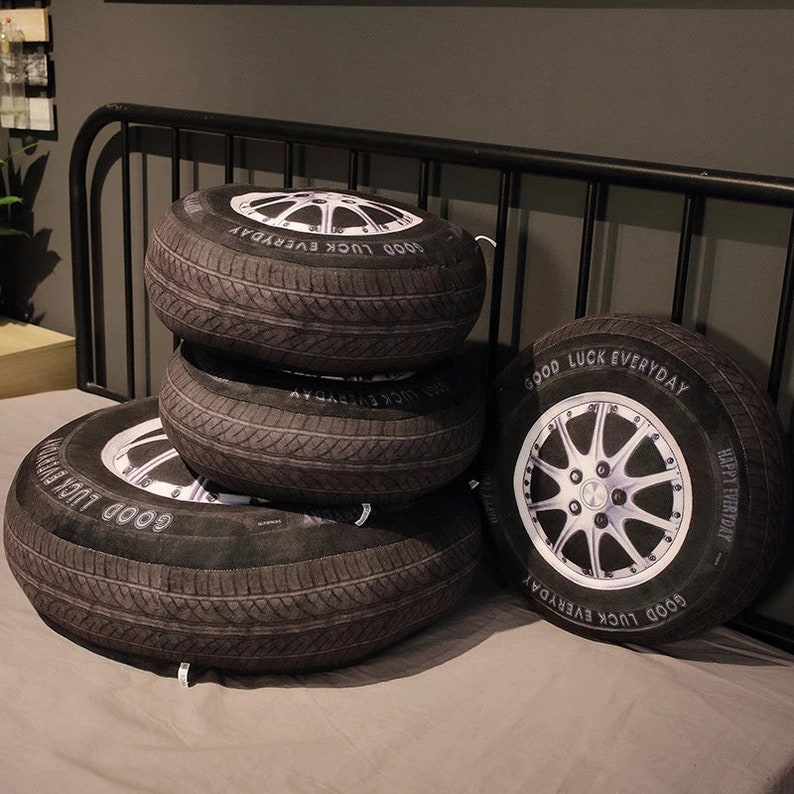 Custom Car Tyre Plush JDM Style Car Pillows Gift for Him Etsy