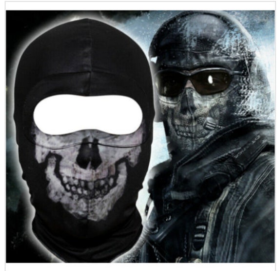 Game Call of Duty Simon Riley Ghost Skull Mask Full Face COD6
