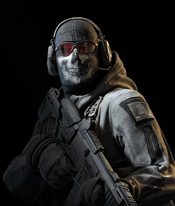 Men's Call of Duty Cosplay Jacket Modern Warfare 2 Task Force 141 Ghost Coat
