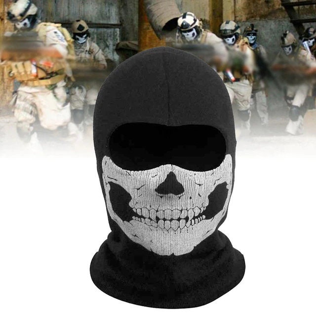 Simon 'ghost' Riley Mask Balaclava Full Head Balaclava Ghost Cosplay ...