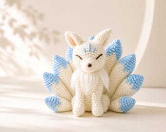 Kitsune Digital Download Crochet Amigurumi Pattern Fuyuko the Kitsune