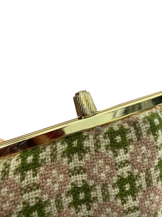 1960s welsh wool purse or clutch bag Gem