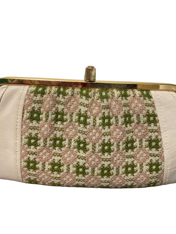 1960s welsh wool purse or clutch bag Gem
