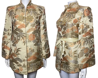 1950s Japanese jacket, silk brocade