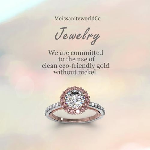 Fede Nuziale Uomo In Argento 925 Con Moissanite Naturale 3 Carati, Taglio Tondo, Placcata Oro Bianco
