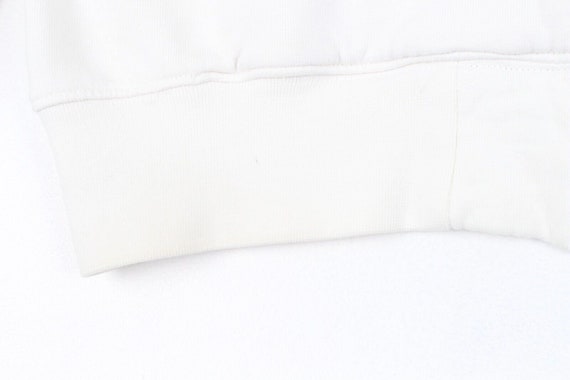 Vintage Adidas Sweatshirt White Three Stripes Sle… - image 5