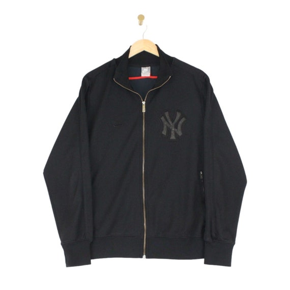 Vintage Veste de survetement Nike noire avec fermeture eclair NY Yankees MLB Baseball USA Homme Taille L Etsy France