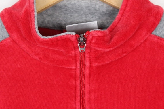 Puma Vintage Jacket Velour Tracksuit Top Red Y2K … - image 3