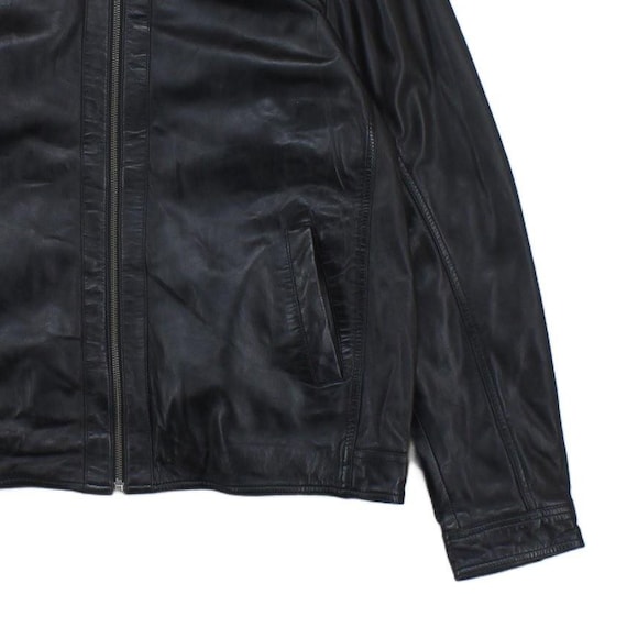 Vintage Lakeland Leather Jacket Mens Size 44 Blac… - image 8