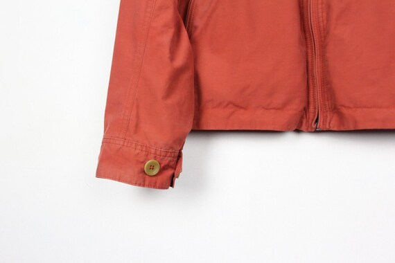 Timberland Bomber Jacket Collared Full Zip Burnt … - image 4