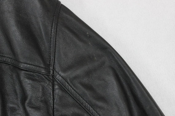 Vintage Lakeland Leather Jacket Mens Size 44 Blac… - image 4