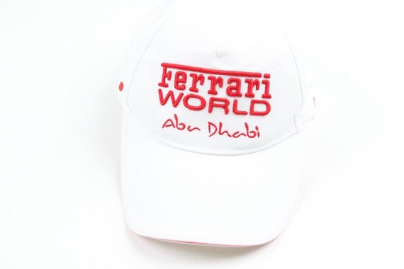 Ferrari Abu Dhabi Baseball Cap Embroidered Spell … - image 2