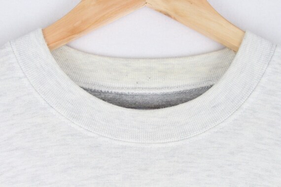 VTG Russell Athletic Basic Sweatshirt Grey Embroi… - image 3