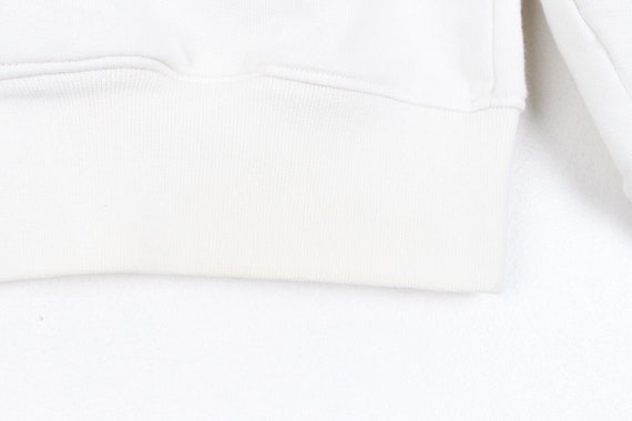 Vintage Adidas Sweatshirt White Three Stripes Sle… - image 4