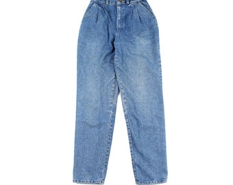 Wrangler Vintage Jeans 1970s High Waisted Mom Blue Denim Womens Size 12 W24 L31