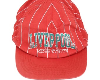Vintage Liverpool Snapback Cap Mens Size O/S Red Football