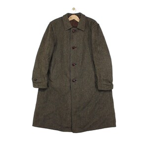 Vintage Falko Wool Overcoat Mens Size 42 Brown Original Loden Austria