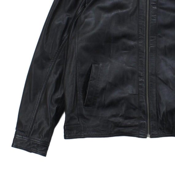 Vintage Lakeland Leather Jacket Mens Size 44 Blac… - image 7