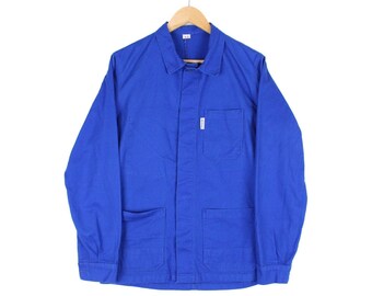 Français Workwear Jacket Chore 90s Molinel Blue Regular Fit Taille Homme 42