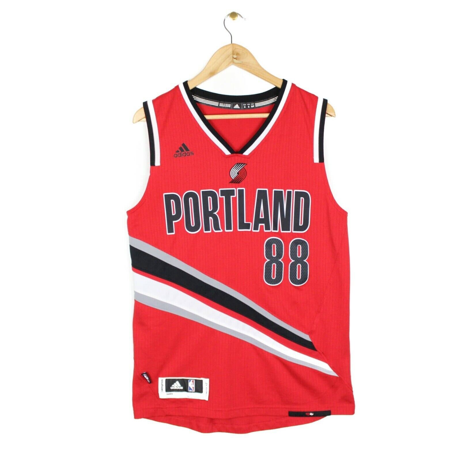 Adidas Damian Lillard Rip City Portland NBA Basketball Jersey L