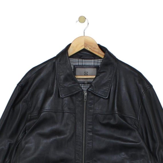 Vintage Lakeland Leather Jacket Mens Size 44 Blac… - image 6