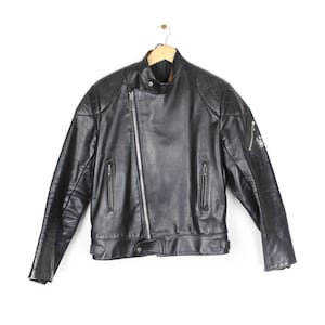 Belstaff Circular Road Leather Jacket Blouson Men Black Vintage From Japan  USED 