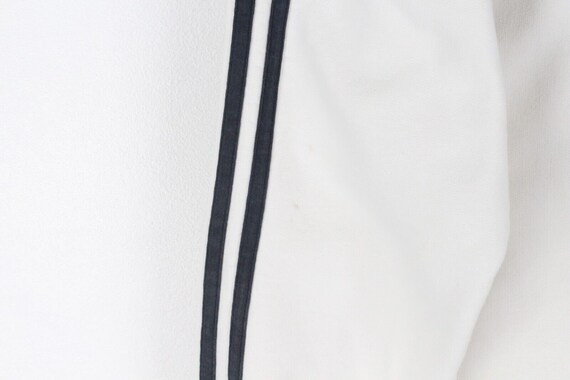 Vintage Adidas Sweatshirt White Three Stripes Sle… - image 7