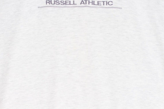 VTG Russell Athletic Basic Sweatshirt Grey Embroi… - image 7