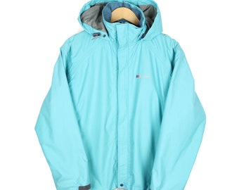 Berghaus Womens Light Blue Aquafoil Waterproof Hooded Rain Coat Jacket - 12