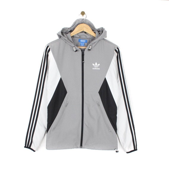 Adidas Track Jacket Full Zip Tracksuit Top Hooded… - image 1