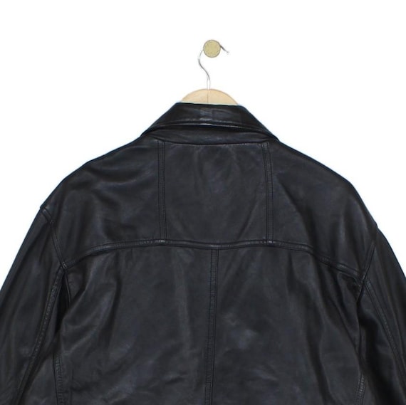 Vintage Lakeland Leather Jacket Mens Size 44 Blac… - image 9
