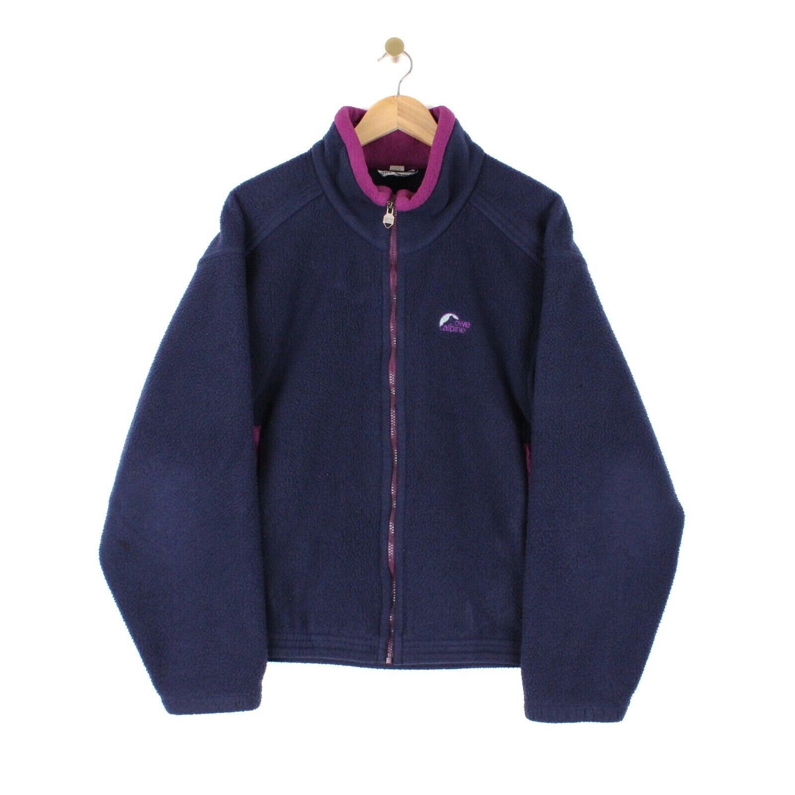 Lowe Alpine Fleece Jacket 90s Vintage Full Zip Retro Hiking Mens Size M