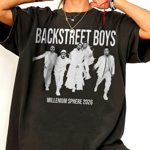 Camiseta da turnê Millennium dos Backstreet Boys em 2026