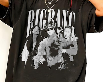 Koszulka BIGBANG Summer Concert w stylu vintage z lat 90., wygodna, w kolorze