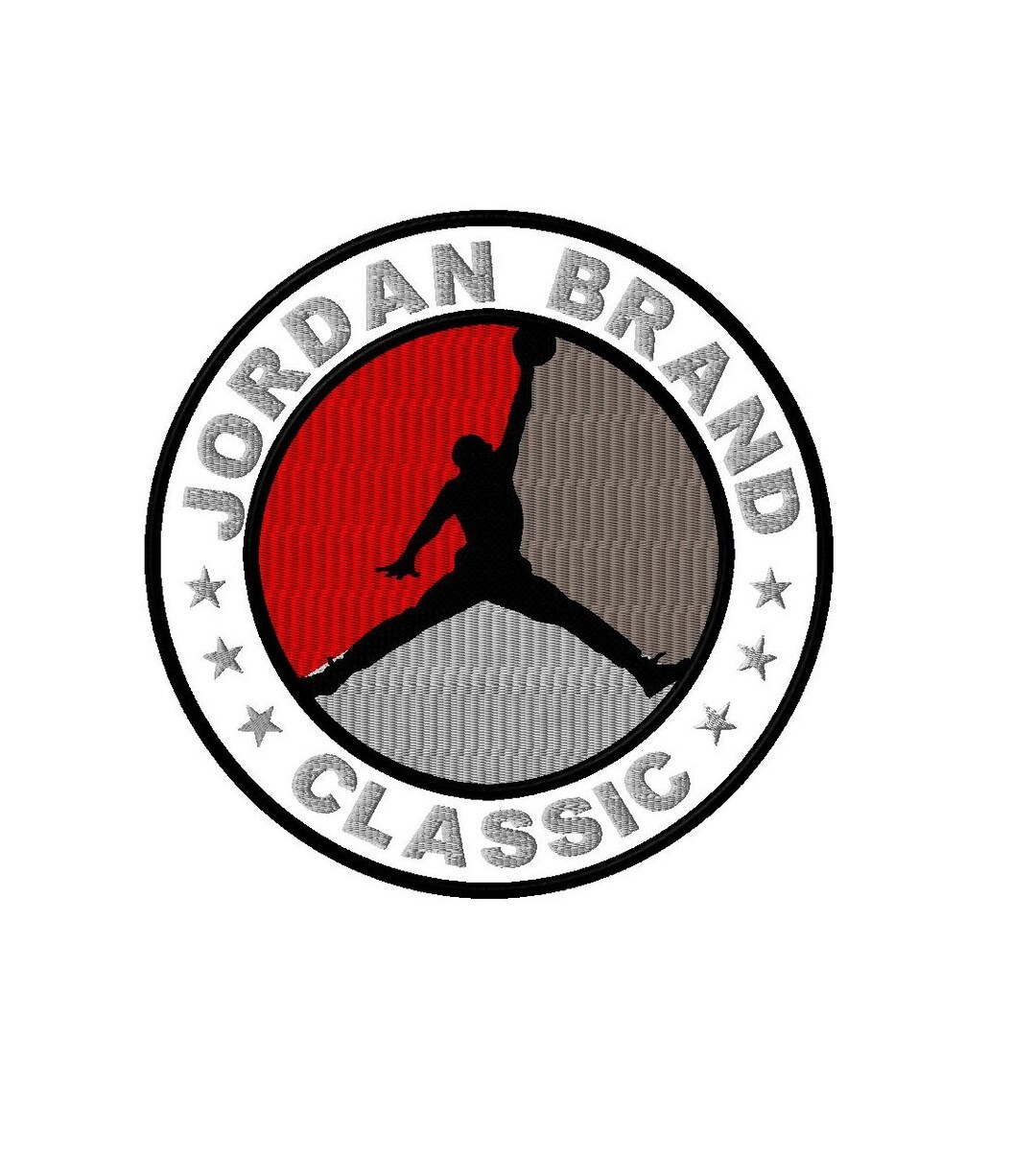 Embroidered Patch Jordan Brand Embroidery Patch 20 Cm 8 Inch Etsy