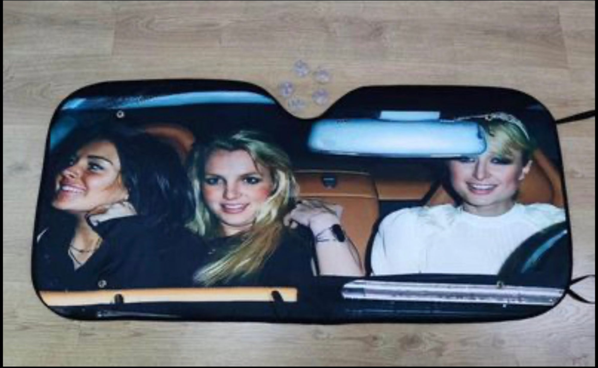 Y2K Britney, Paris and Lindsay car sunshade