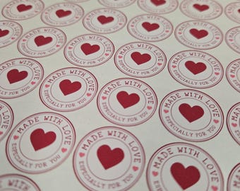 Aangepaste logostickers: ronde, matte labels van 25 mm op A4-vellen