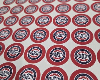 Personalized Business Logo Stickers: 20mm Round Labels