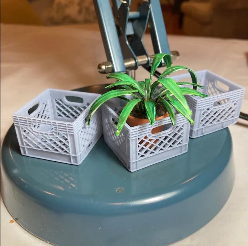 Mini Milk Crate 3D STL File 3D Print Crate Stl File Etsy