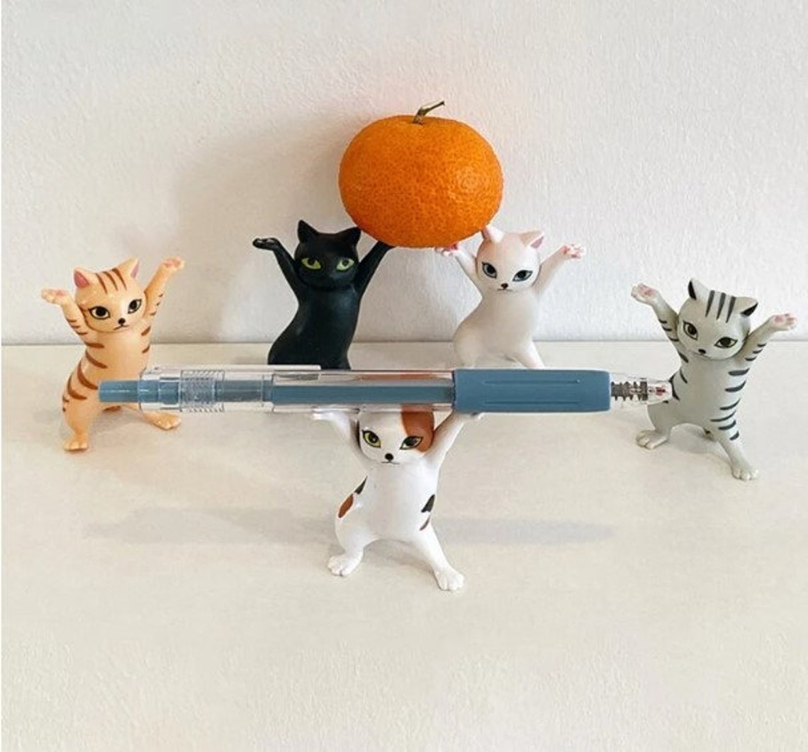 Cute Cat Holder 3D STL File 3D Print Cat Model Etsy