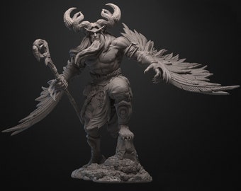 Malfurion Stormrage Wow Figure | World of Warcraft | 3d printed Model | Gift for Gamer | wow Statue  | Handmade Gift | Geschenk Skulptur |