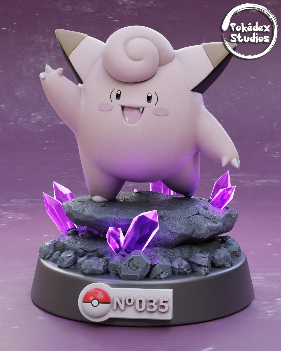 Mewtwo Pokemon Figure Statue Pokemonfanart Gift for -  Norway