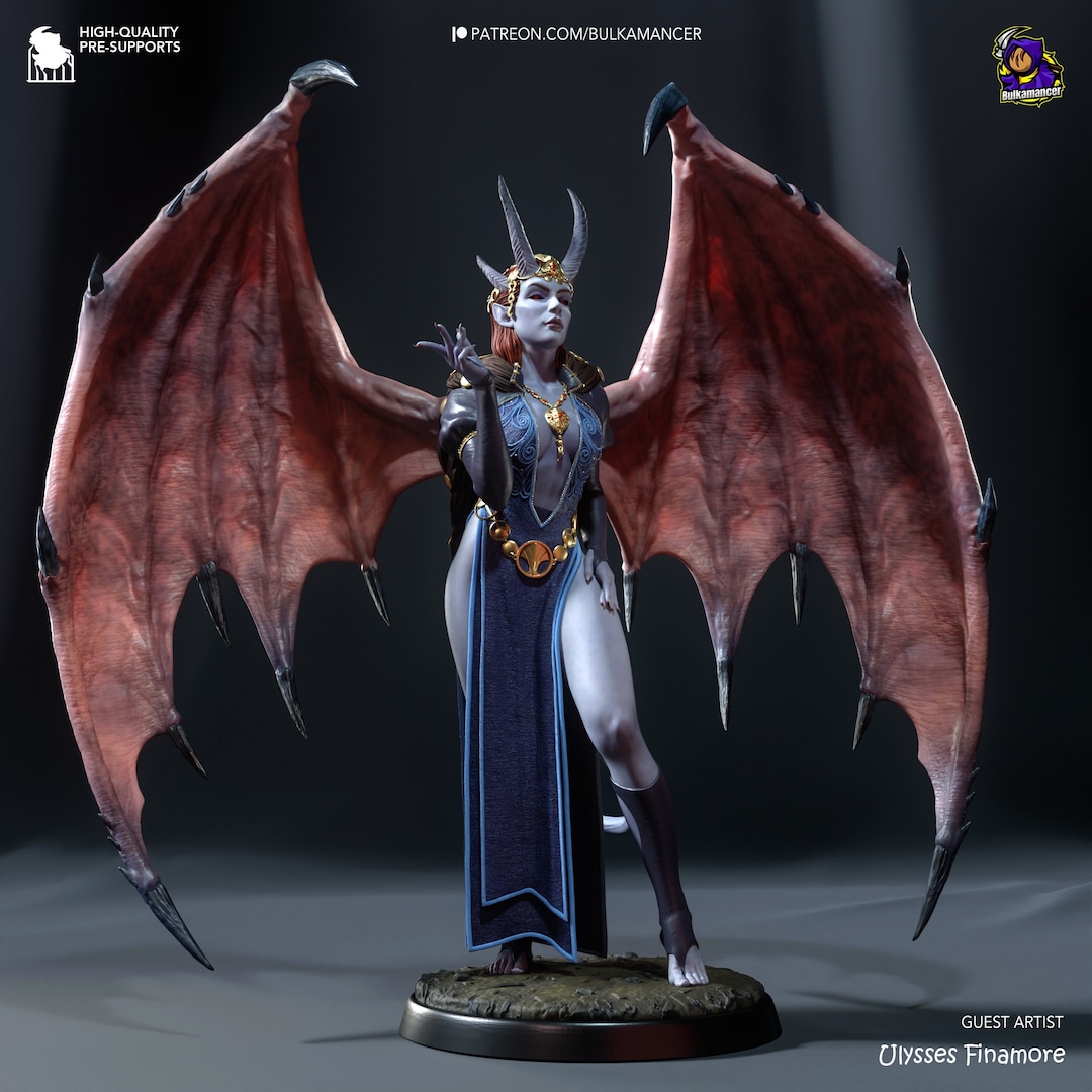 Mizora Baldurs Gate 3 Figure 8k Print 3d Printed Unpainted Model Gift for Gamer BG3 Statue