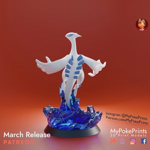 Figurine Pokémon Lugia 2016 par McDonald's - Label Emmaüs