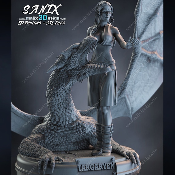 Daenerys Targaryen GOT Figure Game of Thrones 3d Printed Model