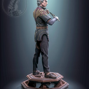 Figurine d'Astarion Baldurs Gate 3 Impression 8k Modèle imprimé en 3D Cadeau pour joueur Statuette BG3 Cadeau fait main Geschenk Skulptur image 5
