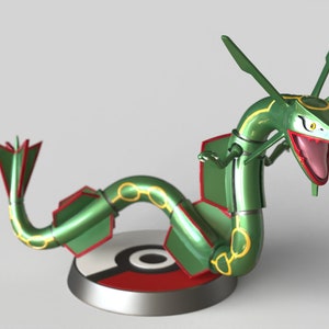 Pokemon Shiny Rayquaza Encounter Handmade Diorama - Gameboy Gaming