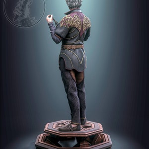 Figura Astarion Baldurs Gate 3 8k Impresión Modelo impreso en 3D / Regalo para jugador / Estatua BG3 / Regalo hecho a mano / Geschenk Skulptur / imagen 3
