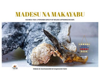 Kitunga - Kochbox: Madesu Na Makayabu I Afrikanisch-Kongo I 1 Gericht I 2 Beilagen I Bier aus Afrika I Alle  Zutaten I Rezeptbuch-Anleitung